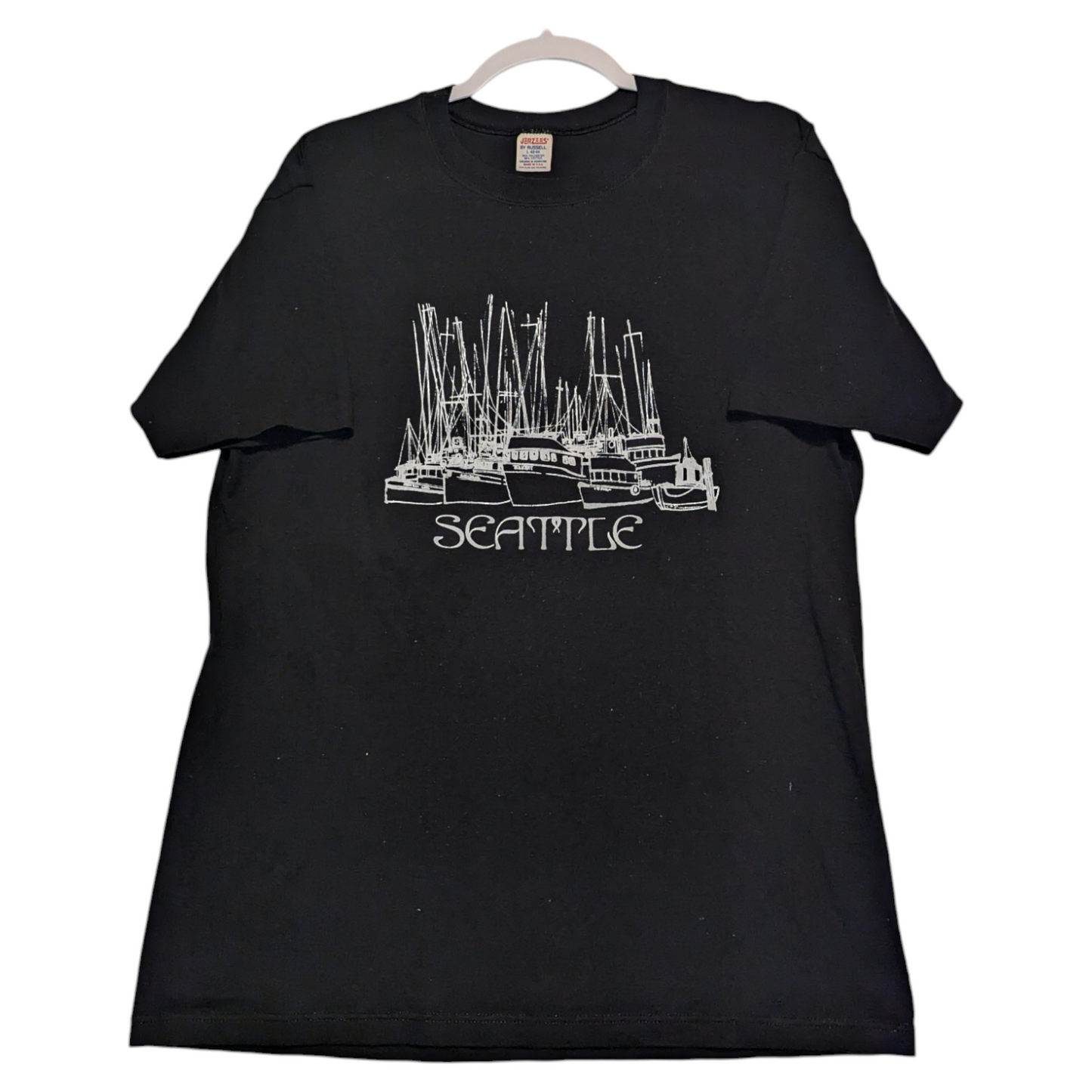80s Seattle Sail Boat location t shirt