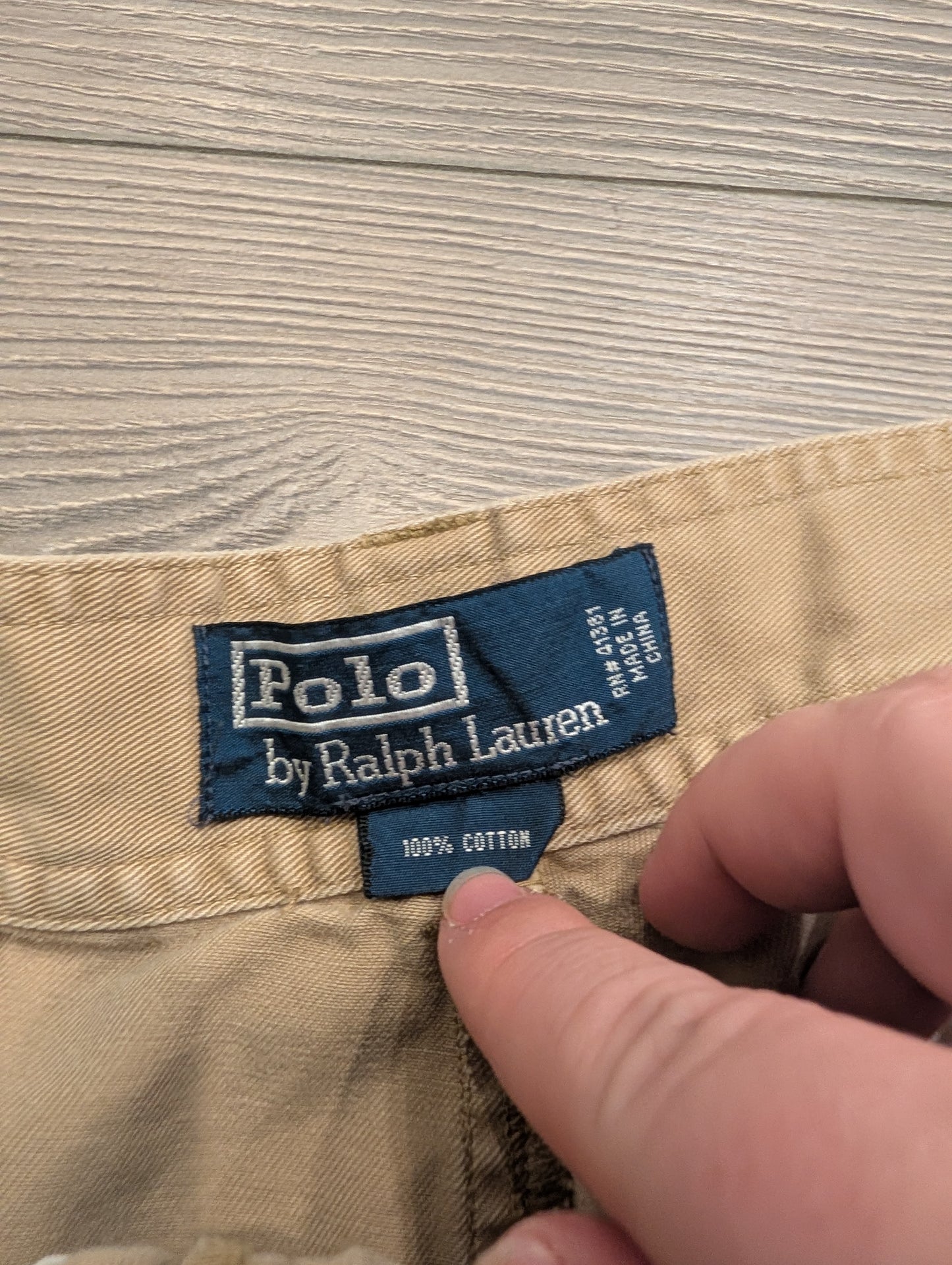 90s/Y2K Ralph Lauren Khaki Cargo Shorts