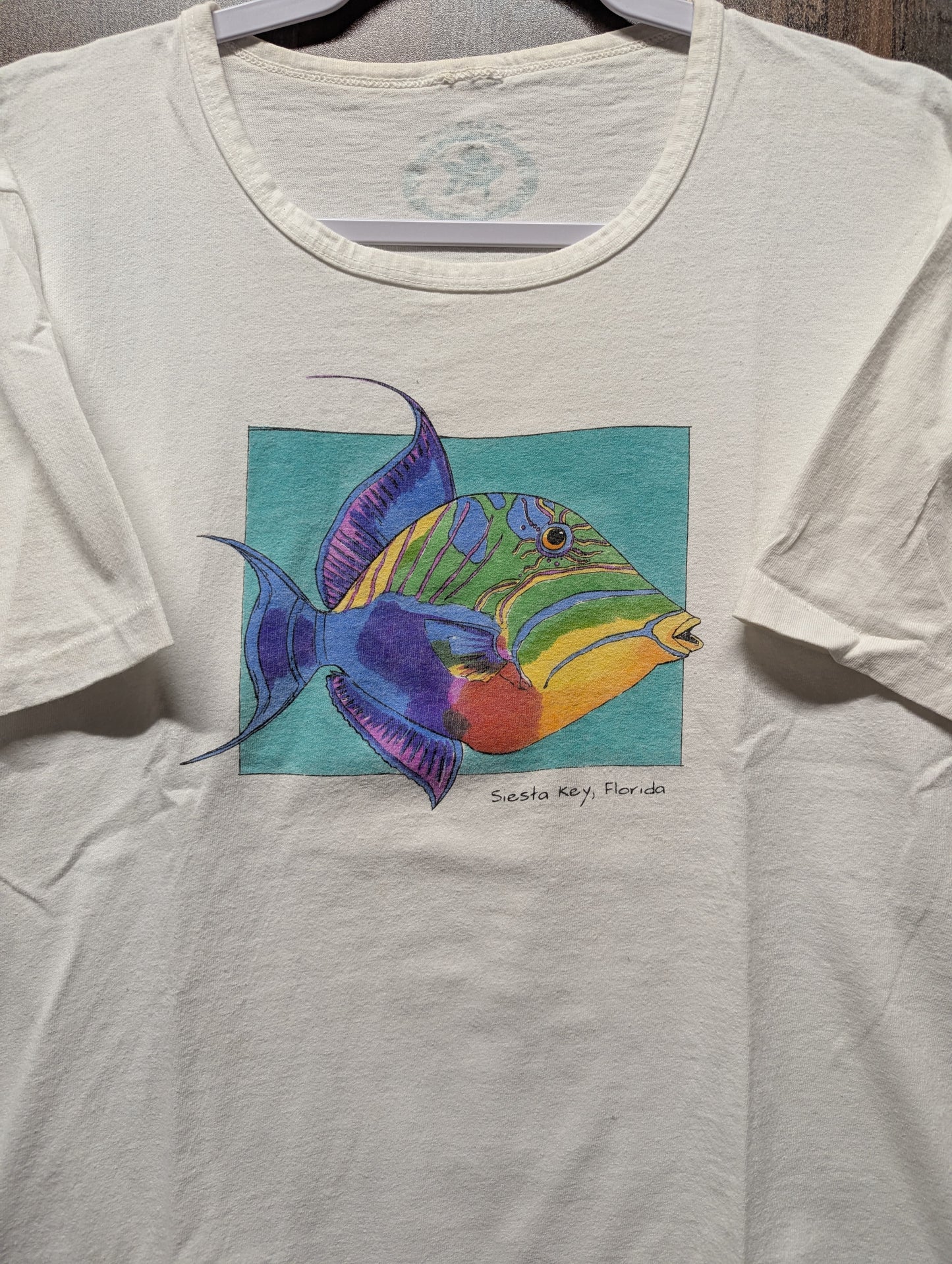 90s Colorful Fish Siesta Key Women's T shirt