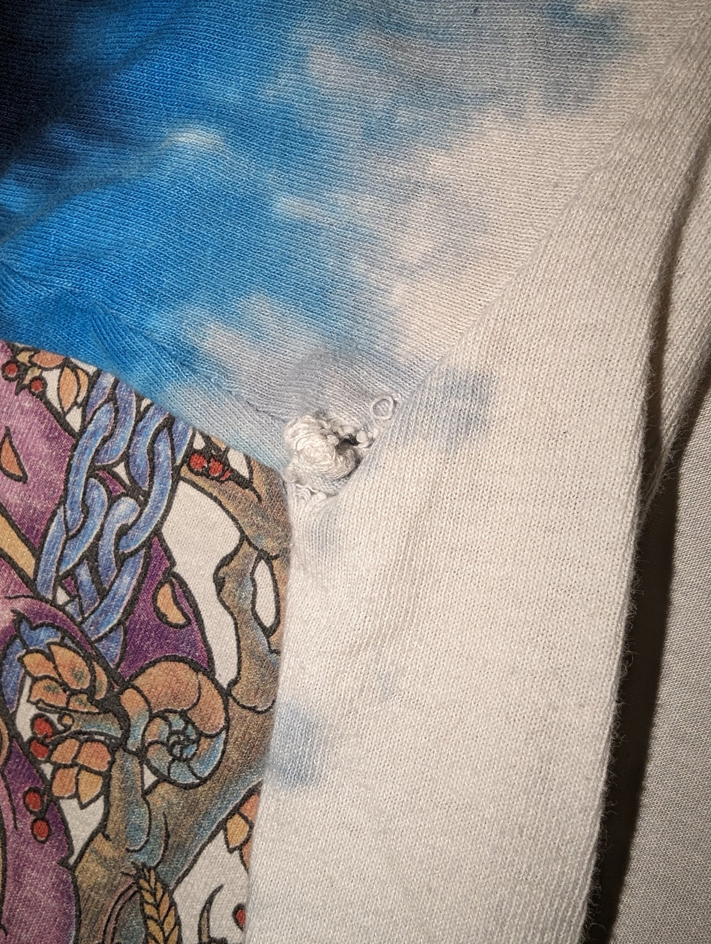 2000 Grateful Dead Terrapin Moon Liquid Blue t shirt