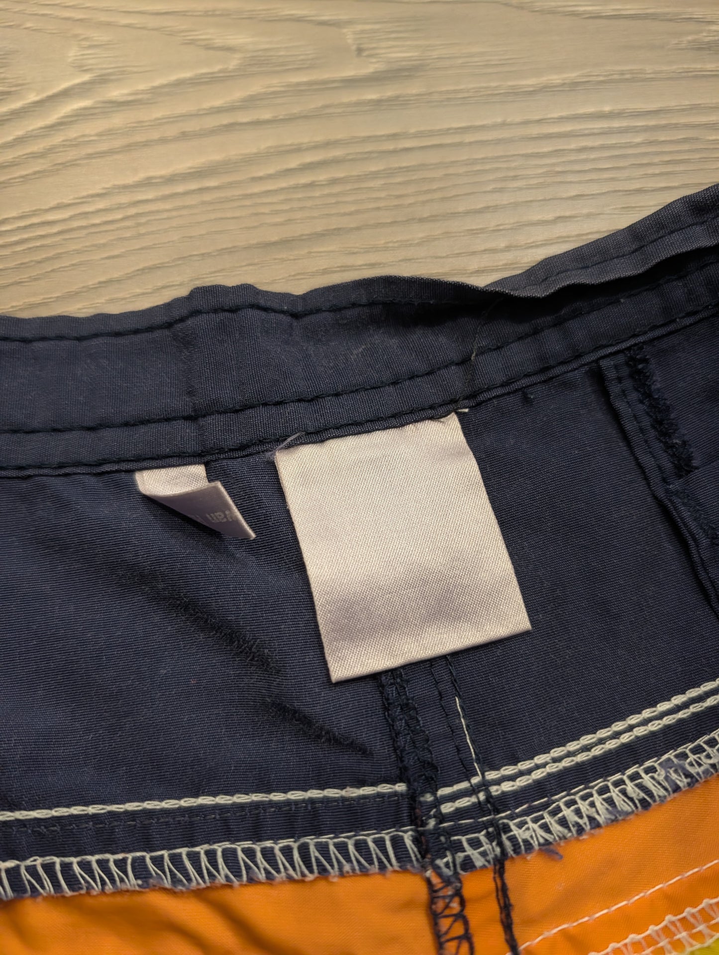 90s' Color Block OP Board Shorts