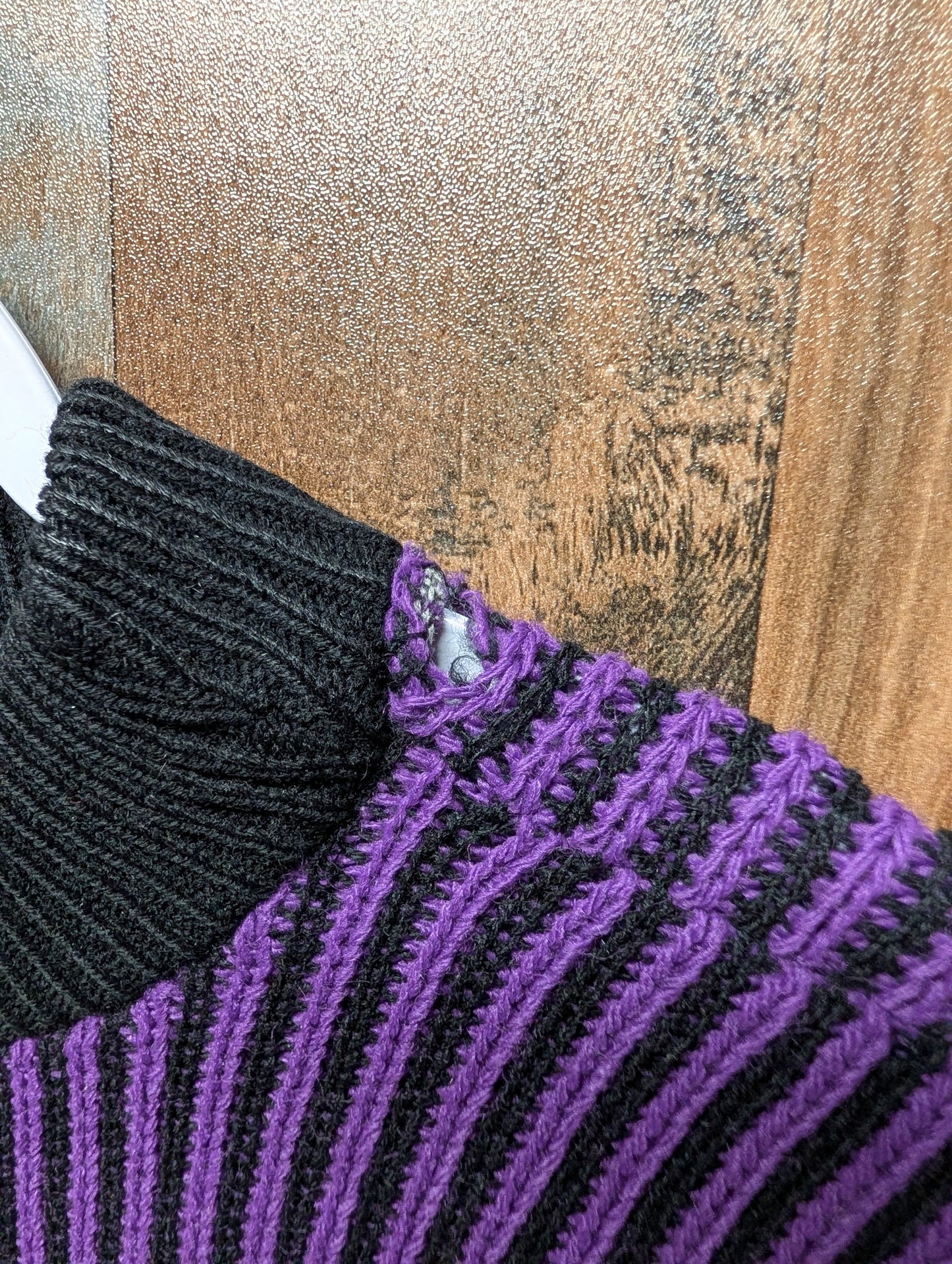 80s Knit Cat AOP Granny Sweater