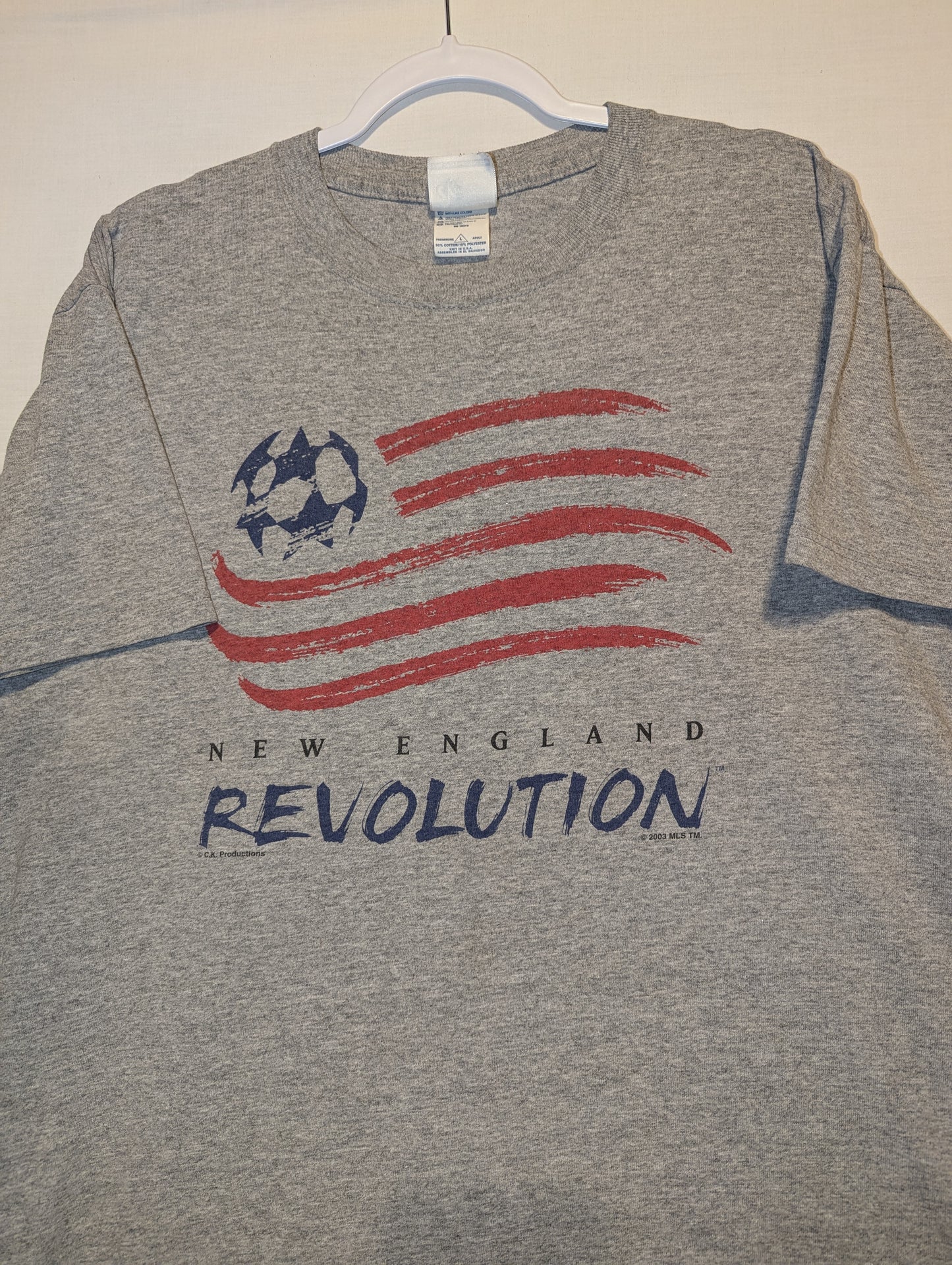 2003 New England Revolution MLS Soccer t shirt