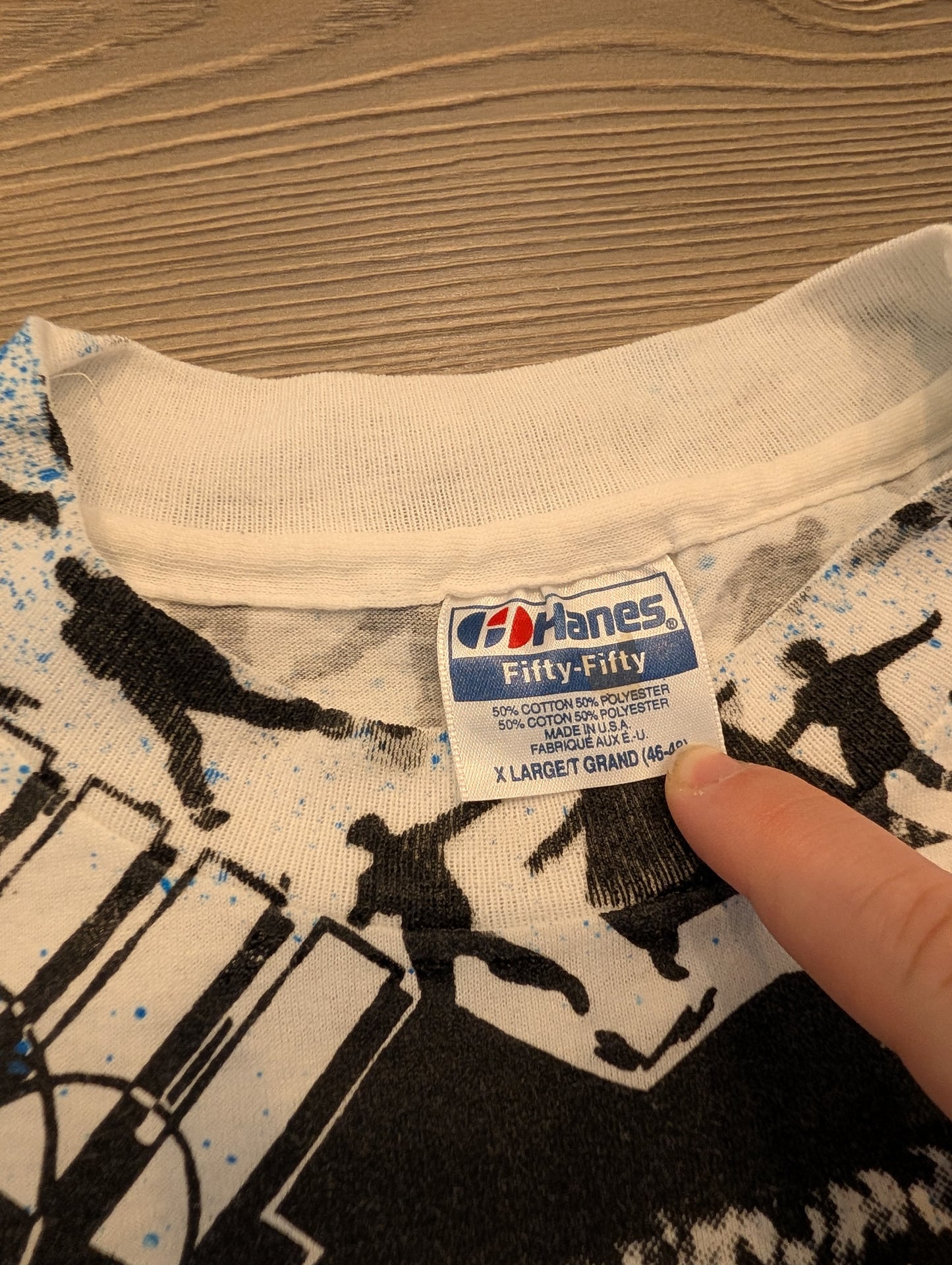 80's AOP Elvis TCB T shirt