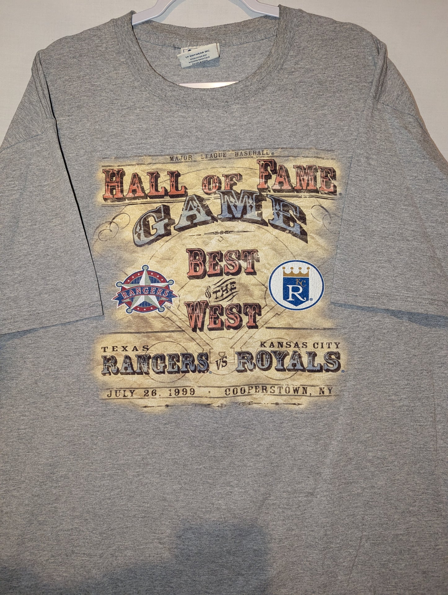 1999 MLB Hall of Fame Game Best of the West T shirt