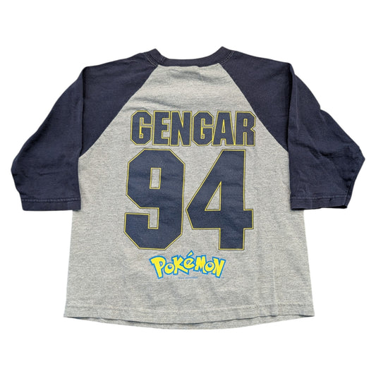 1999 Youth Gengar Sports Series 3/4 Sleeve Pokémon T-shirt