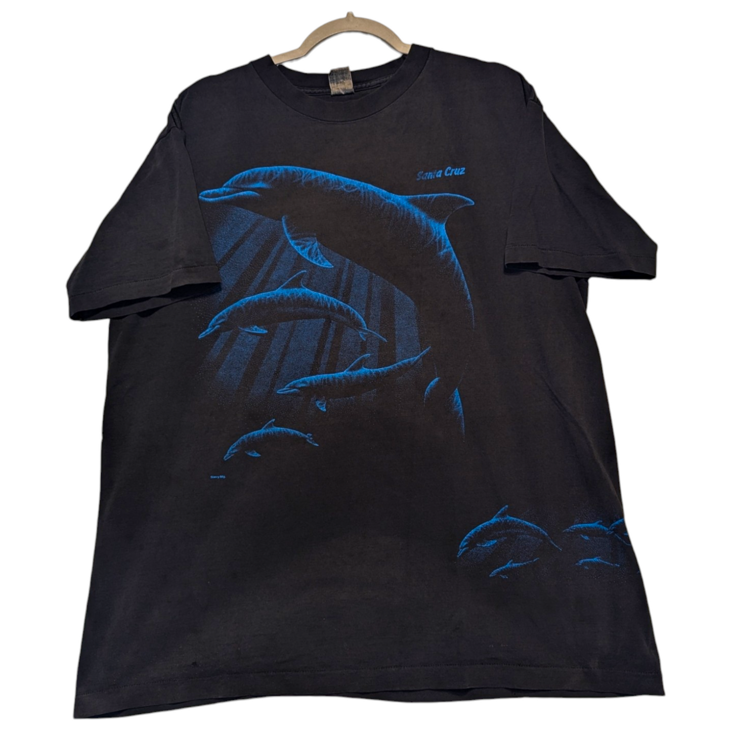 90s Santa Cruz Dolphin Shadow t shirt