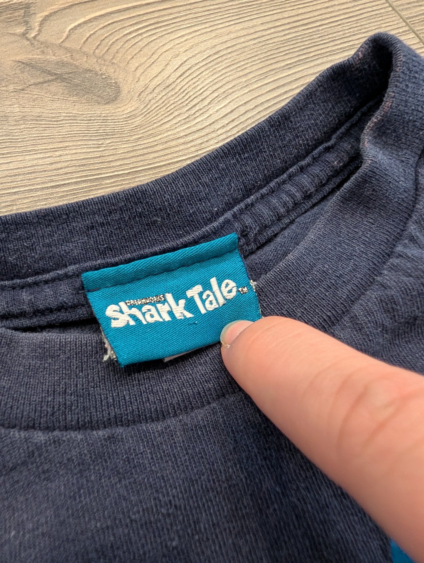 2004 Shark Tale Slap Me Some Fin Long Sleeve Youth T Shirt