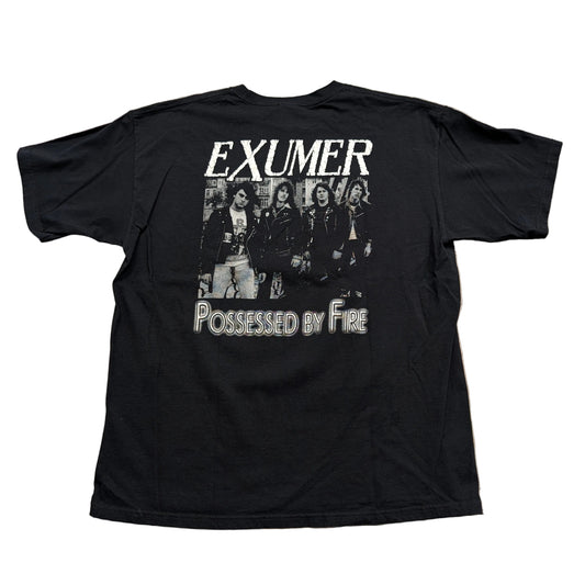 Early 2000's Exumer Processed By Fire Band T shirt