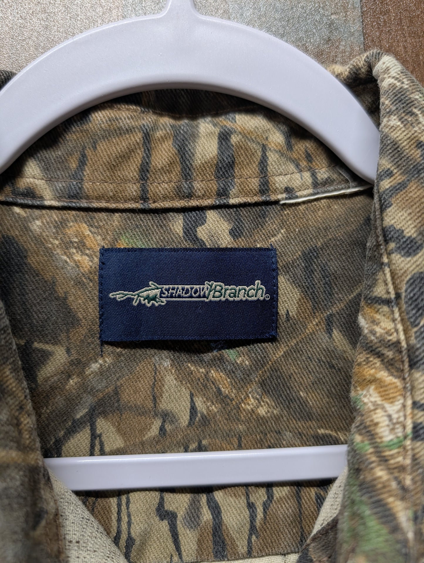 Y2K Shadow Branch Camo Hunting Shirt