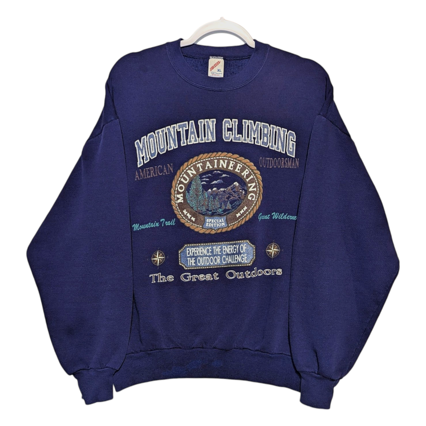 90s American Eagle Mountain Climbing Crewneck Sweatshirt