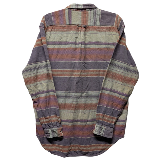 90s American Eagle Striped Flannel Button Up Shirt