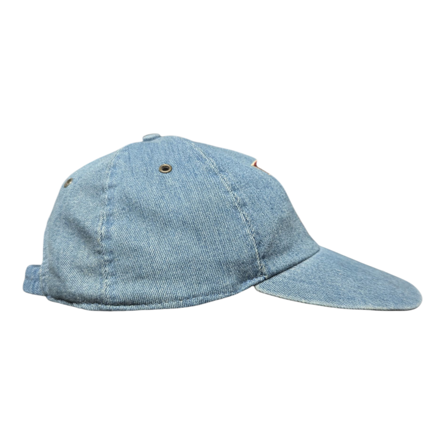 90s Winnie the Pooh Varsity Letter Logo Denim Hat