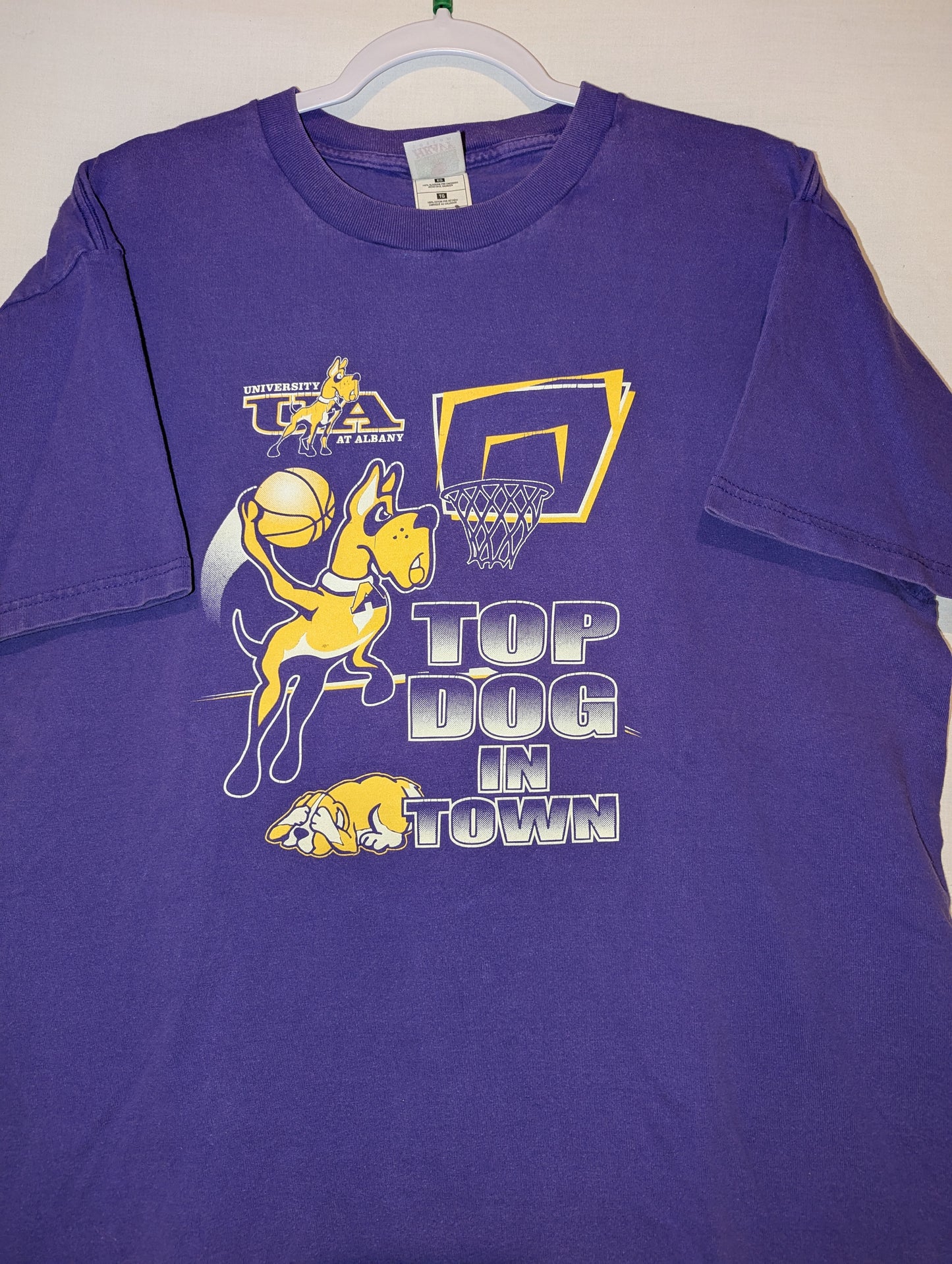 90s / Y2K U Albany Top Dog in Town t shirt