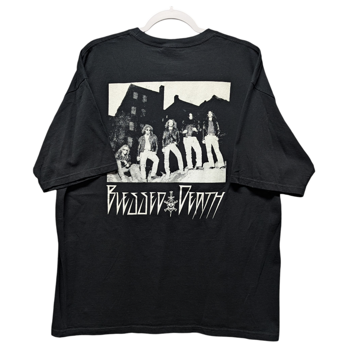 Mid 2000's Blessed Death Destined For Extinction Metal T Shirt