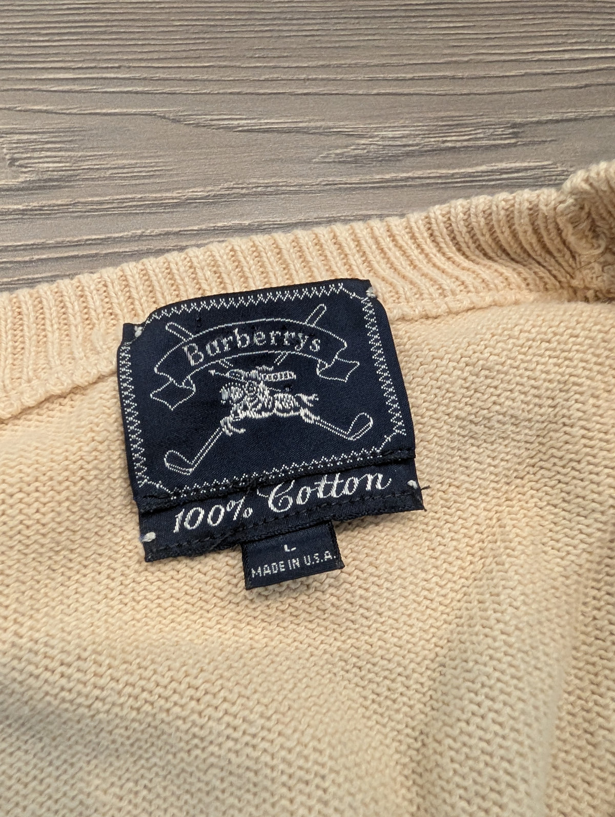 90s Burberrys Golf V-Neck Pullover Sweater