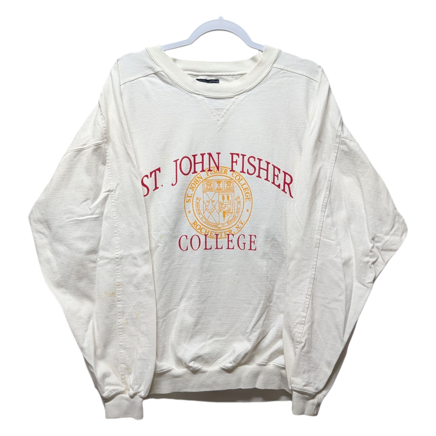 90s St Johns Fisher College Crewneck Sweatshirt