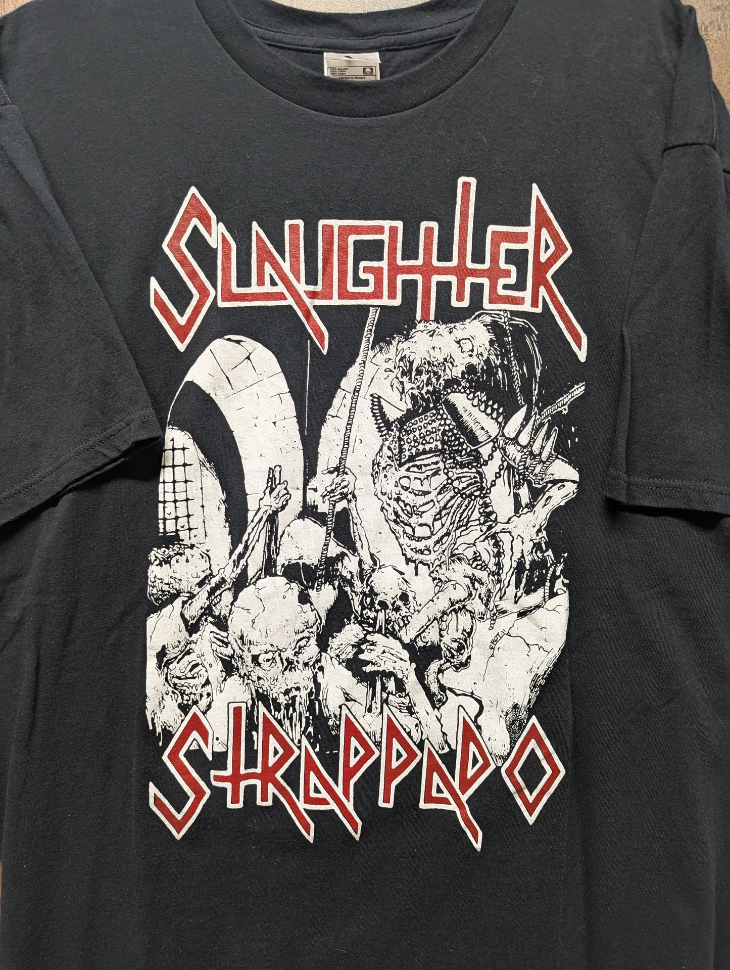 Mid 2000's Slaughter Strappado Metal T shirt