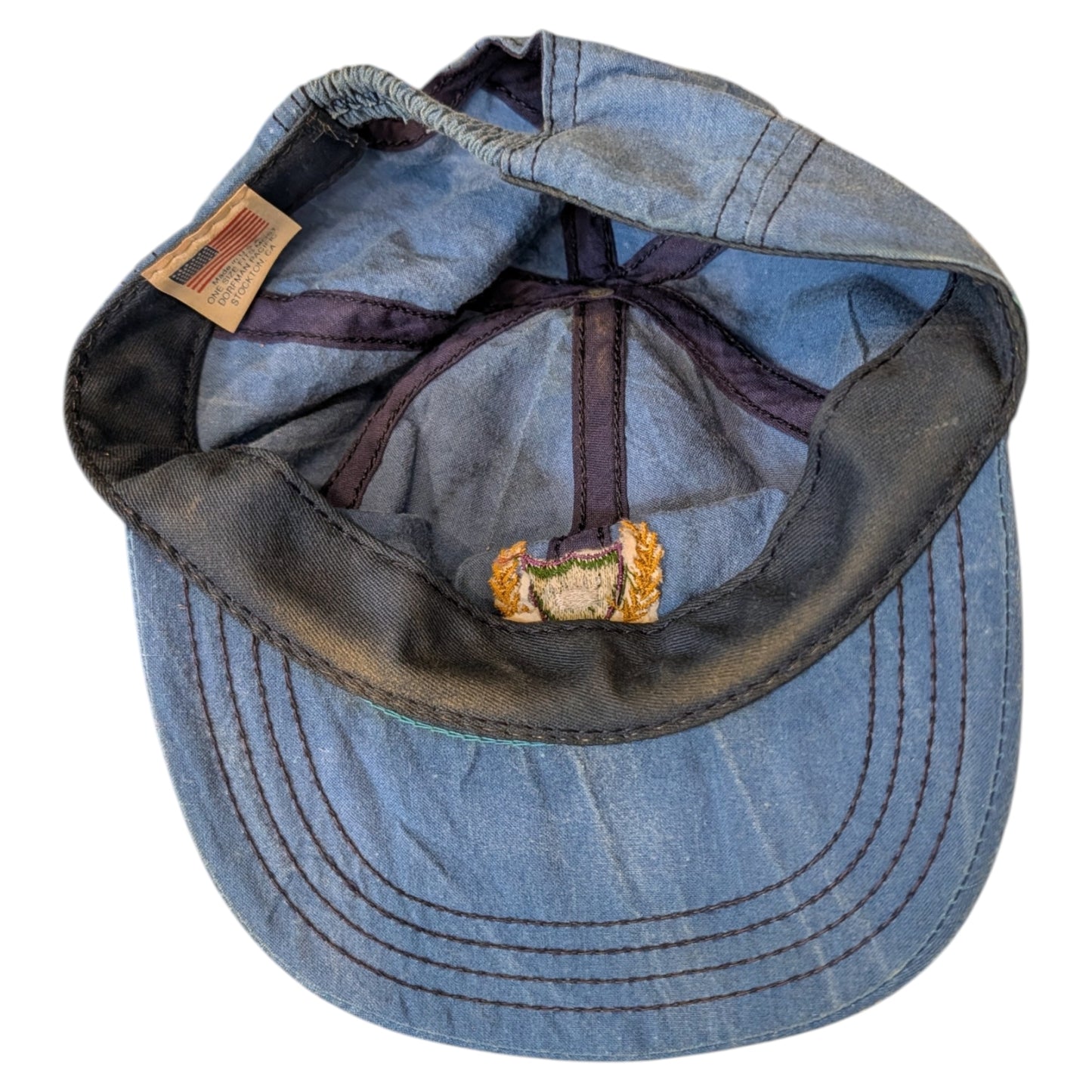90s Denim Style East Kingdom Embroidered Logo Hat