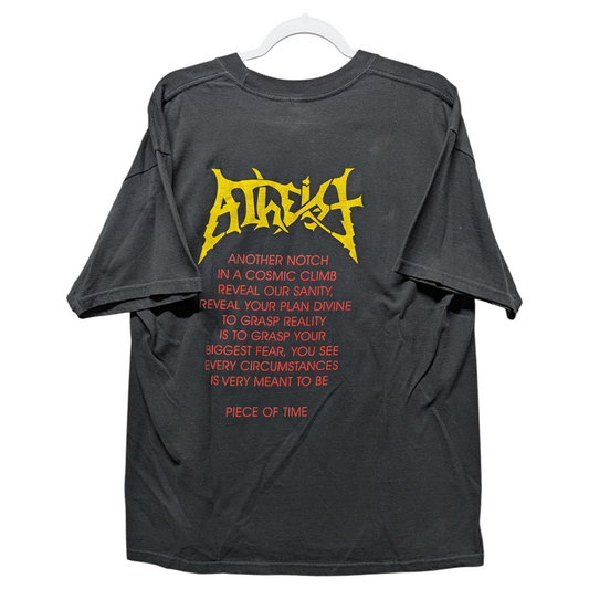 Y2K Atheist Piece of Time Metal T shirt