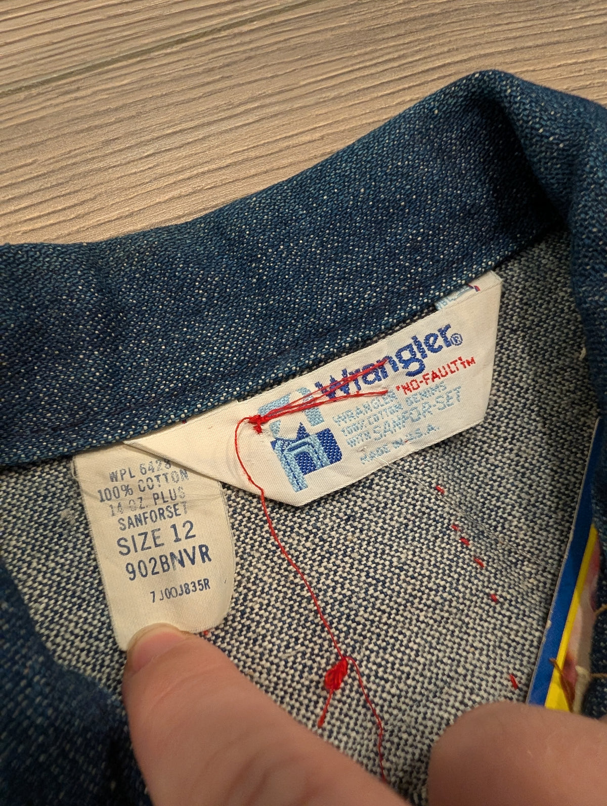 70s Youth Wrangler Denim Jacket with Collectible Sewn-on Patches