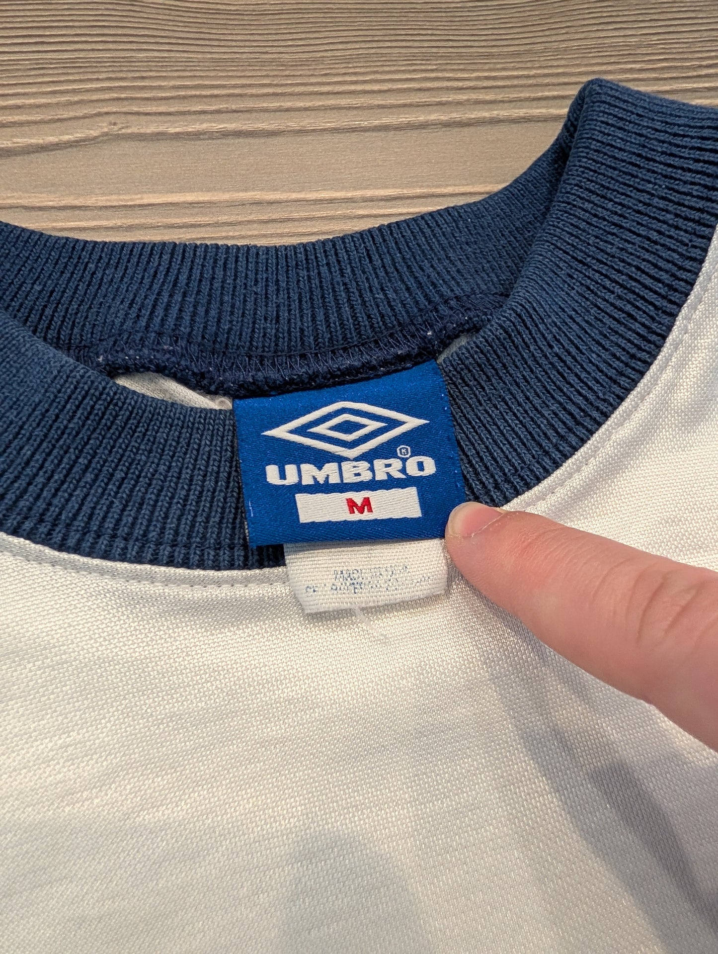 80's/90's Umbro Lined Patterened Summerville Soccer Club Jersey