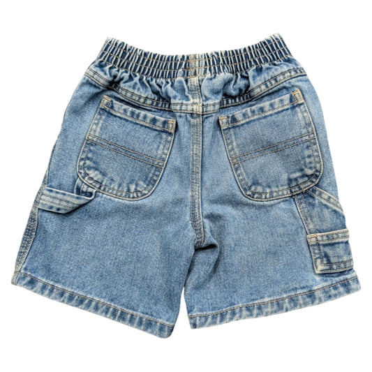 Y2K Youth Koala Kids Denim Carpenter Shorts