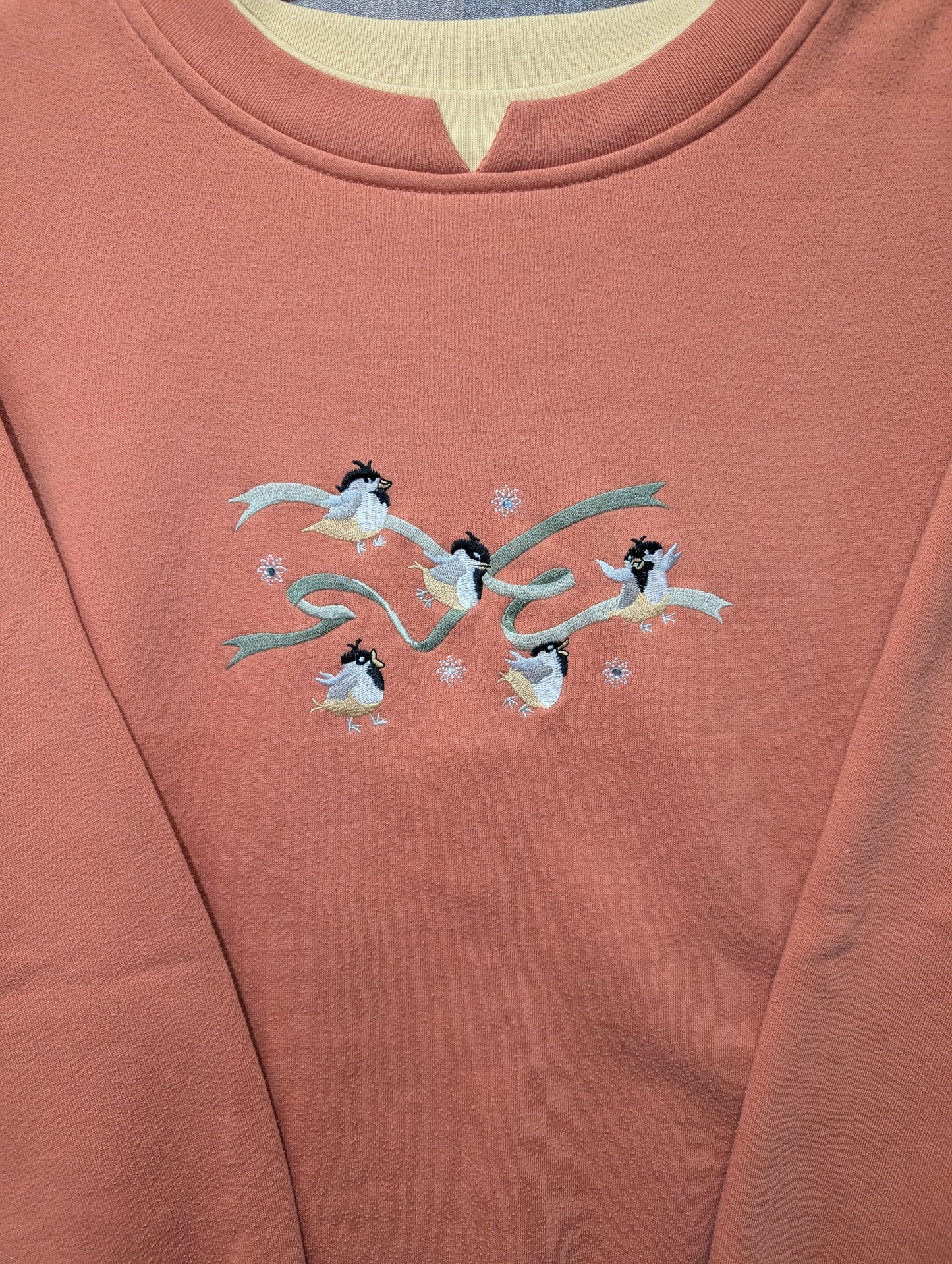 Y2K Chickadee Granny Crewneck Sweater