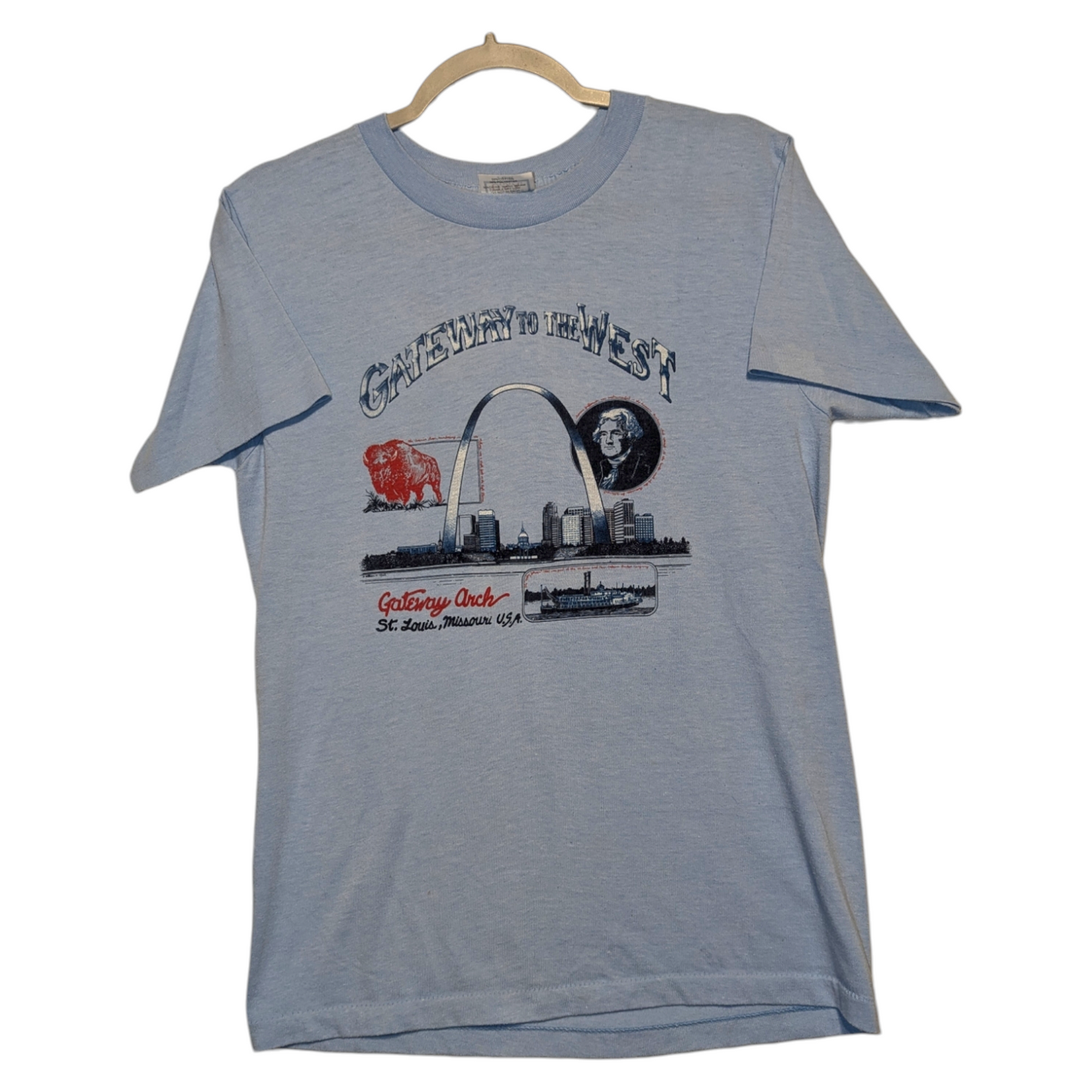 80s Gateway to the West St Louis Missouri t shirt