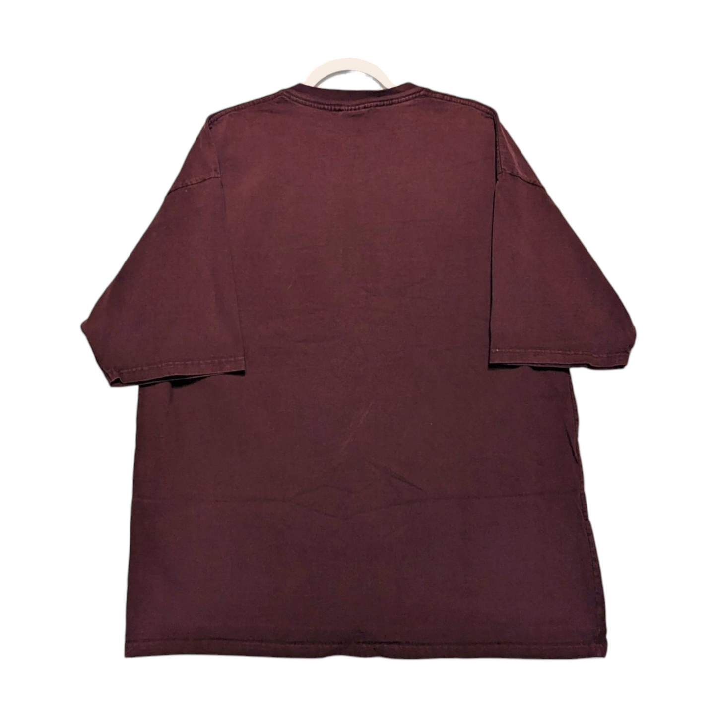 Y2K Carhartt maroon pocket t shirt