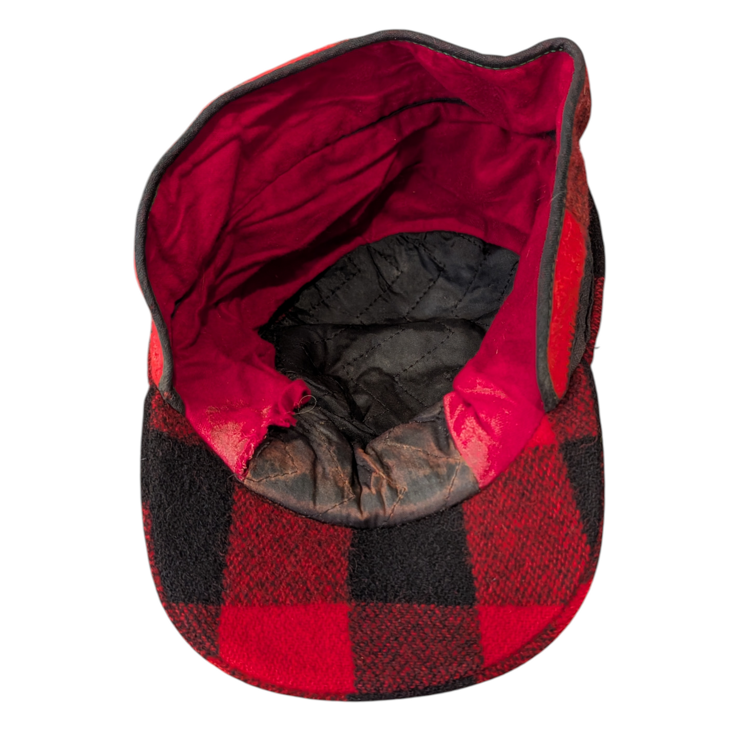 70's Buffalo plaid Trapper hat
