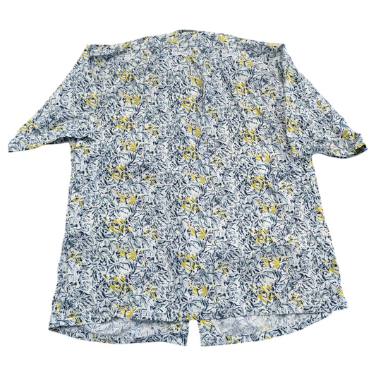 80s/90s Mossimo Floral Patterened Button Up Shirt