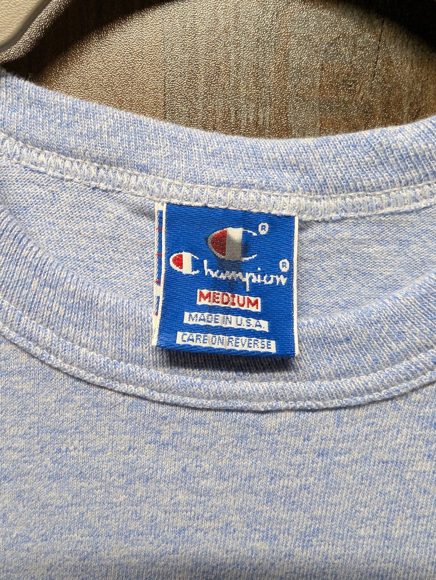 90s Champion Blank Blue T shirt