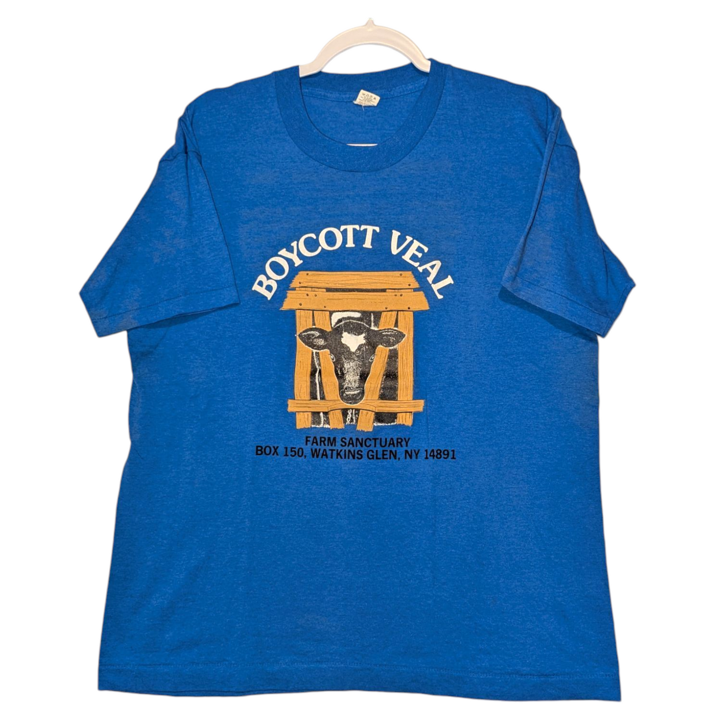 80s Boycott Veal Vegan Anti Meat t shirt