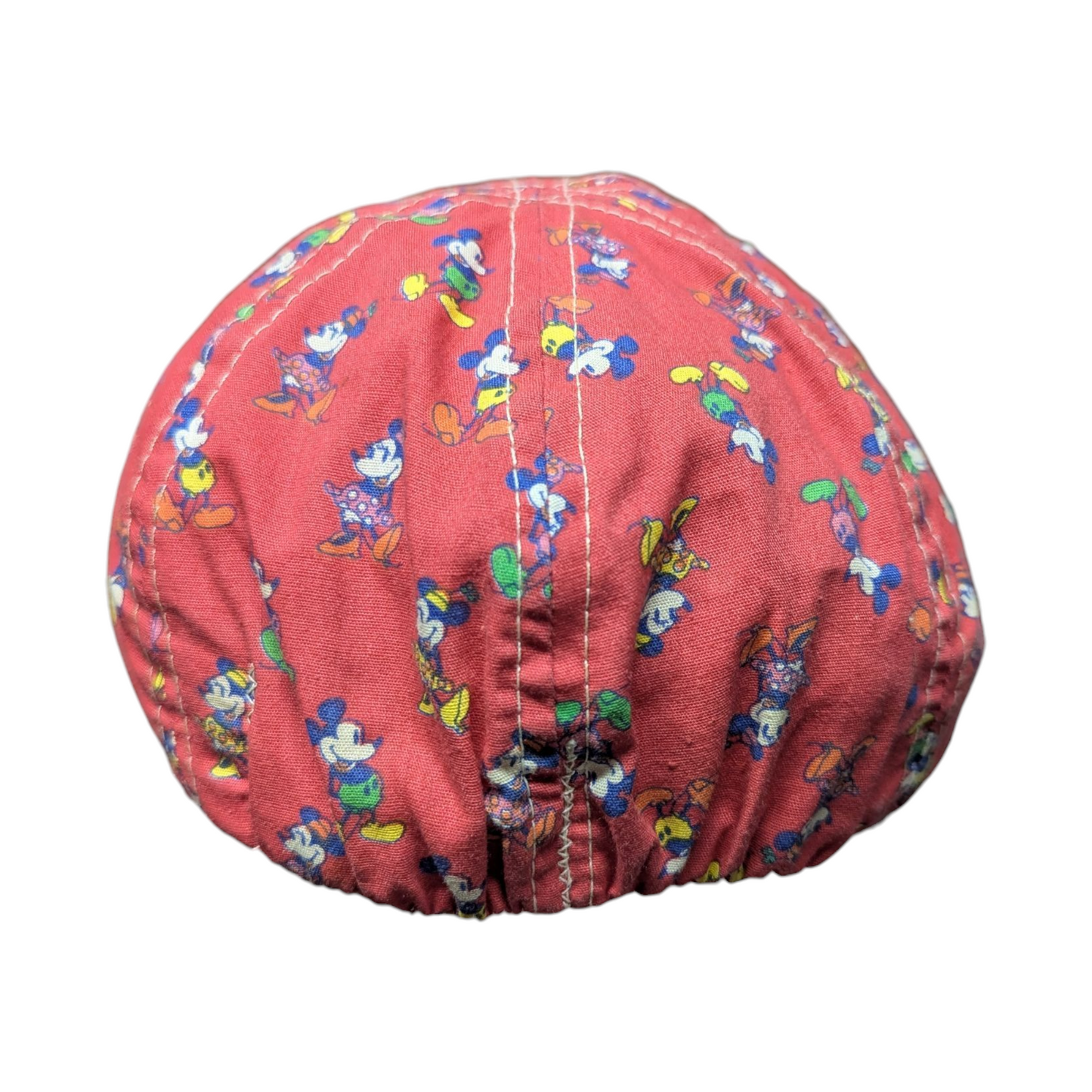 80s Red Mickey and Minnie AOP Unstructured Skater Hat