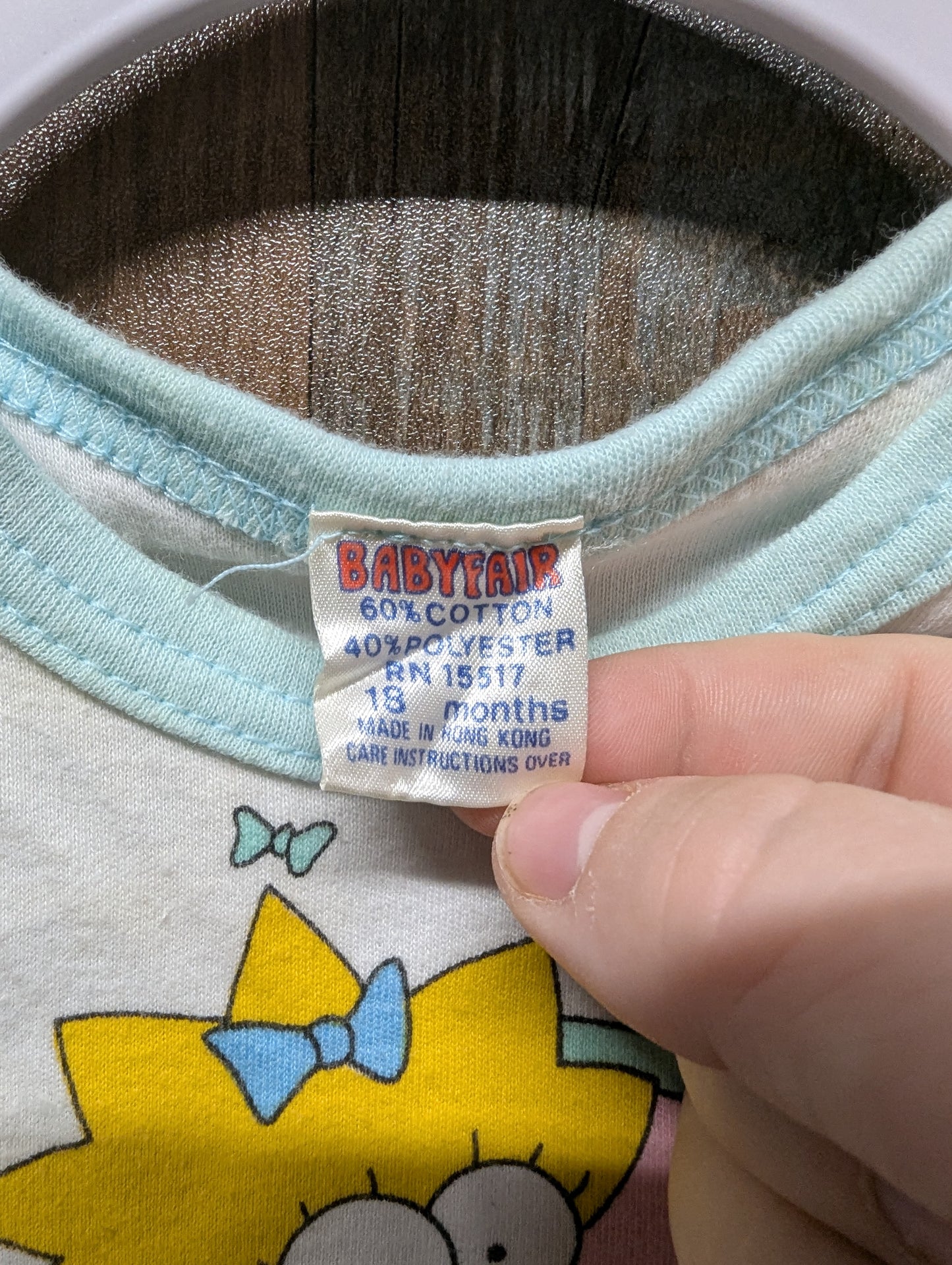 1990 Maggie Simpson Baby Youth T shirt