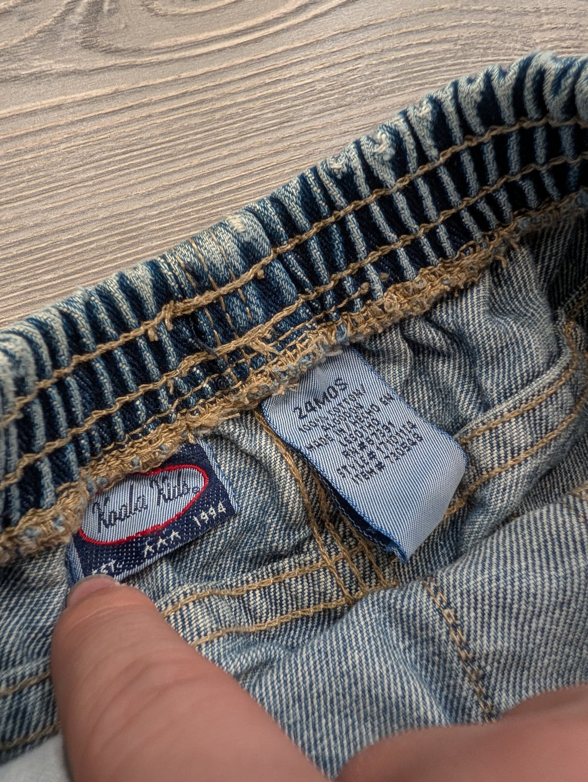 Y2K Youth Koala Kids Denim Carpenter Shorts