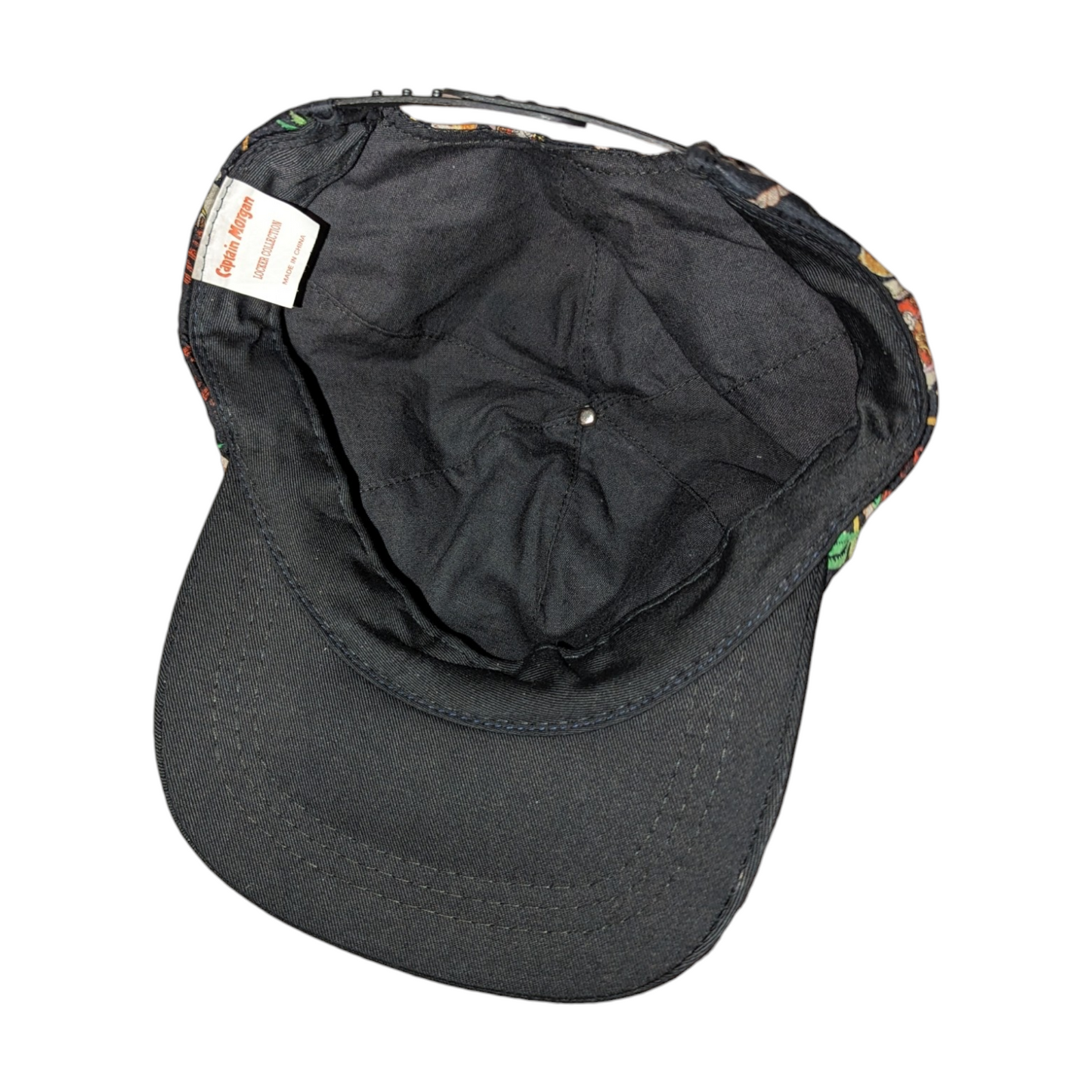 90s / Y2K Captain Morgan Rum AOP snapback hat