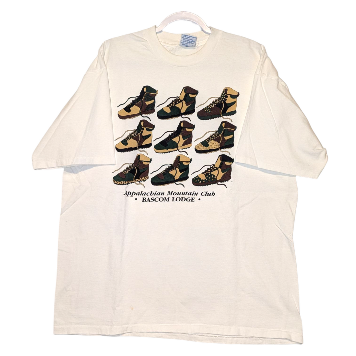 90s Appalachian Mountain Club Hiking t shirt