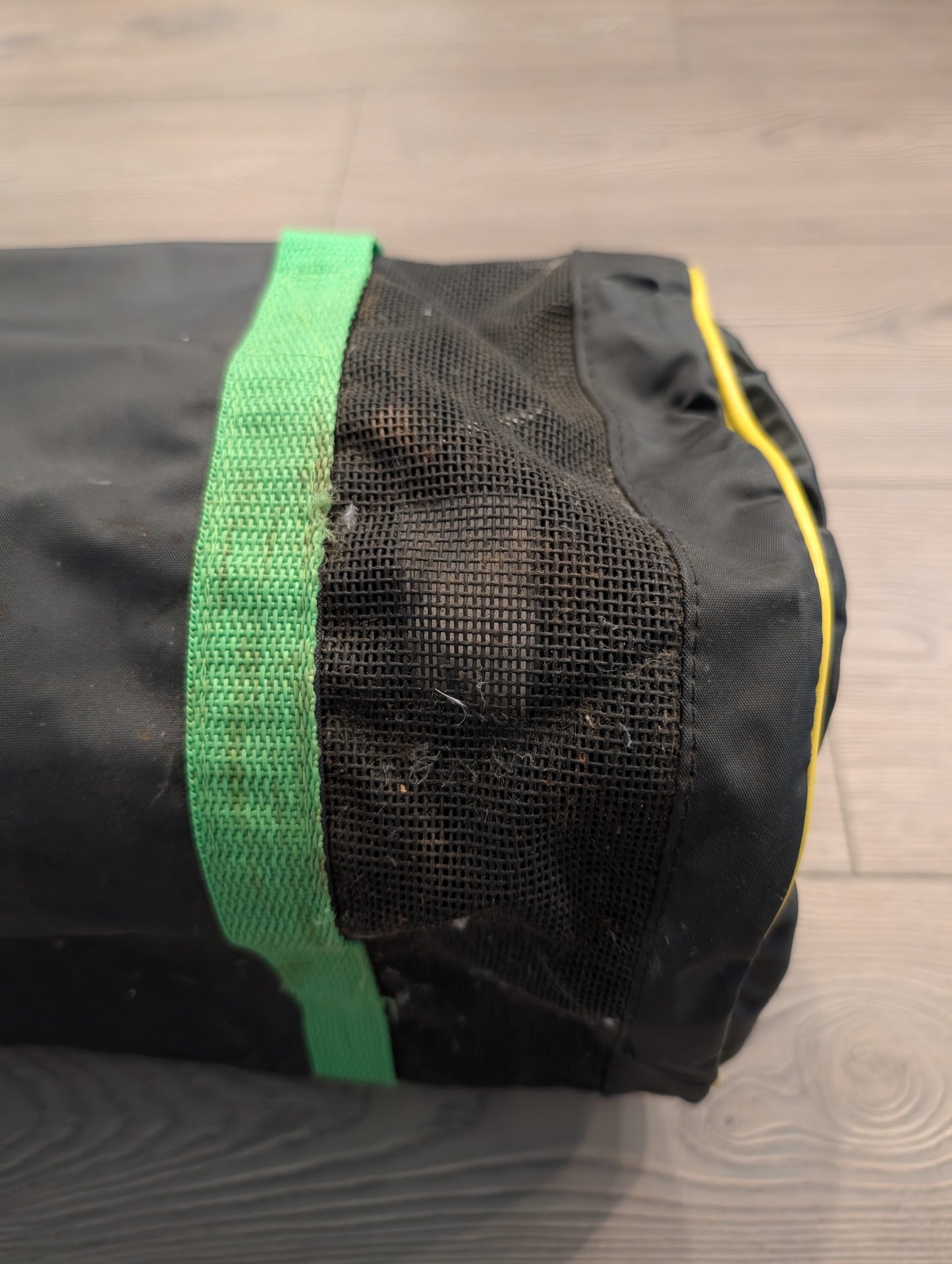 80s/90s Salem Cigarettes Promo Black and Neon Duffle Bag