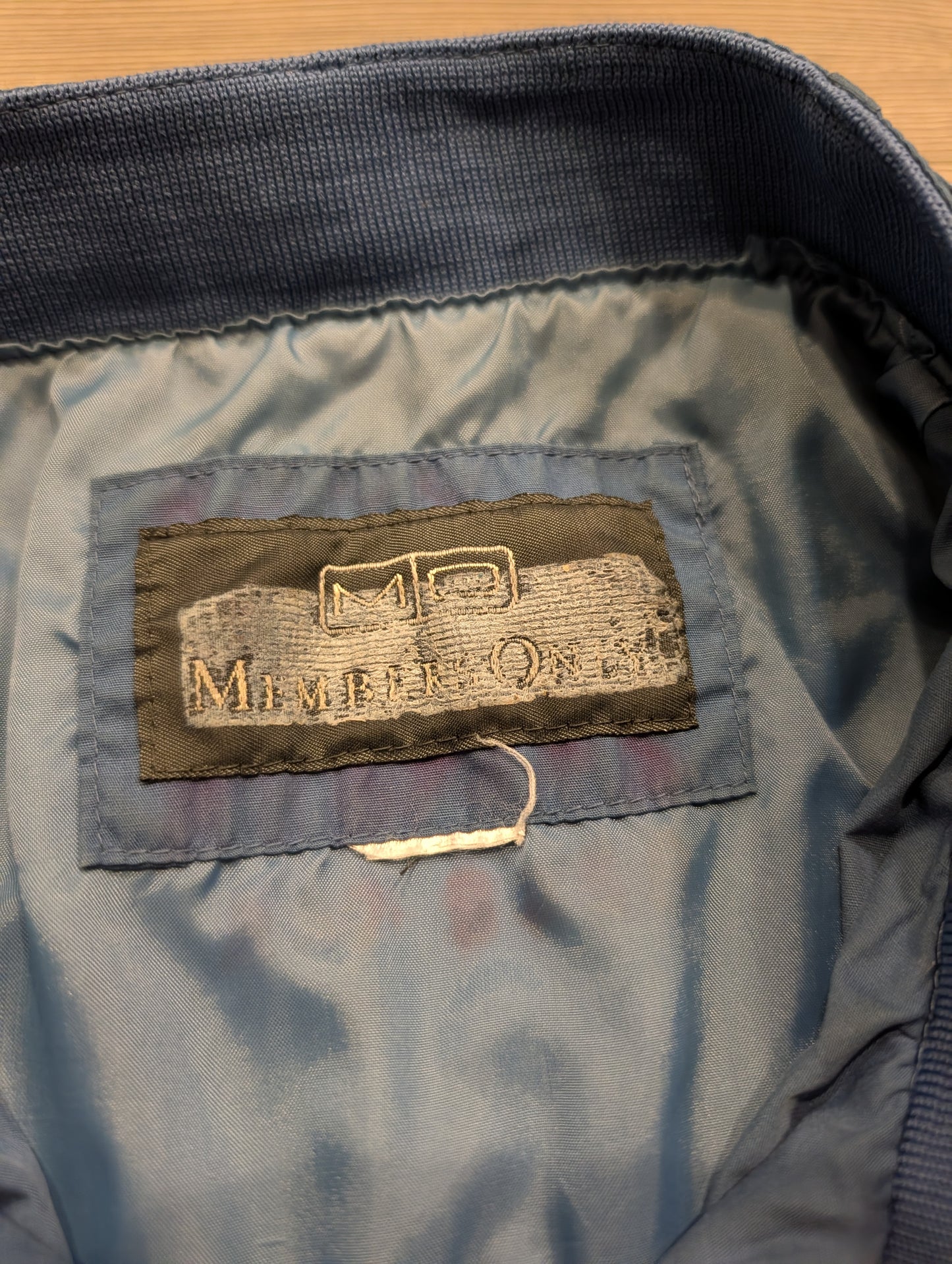 80s Classic Blue Members Only Jacket