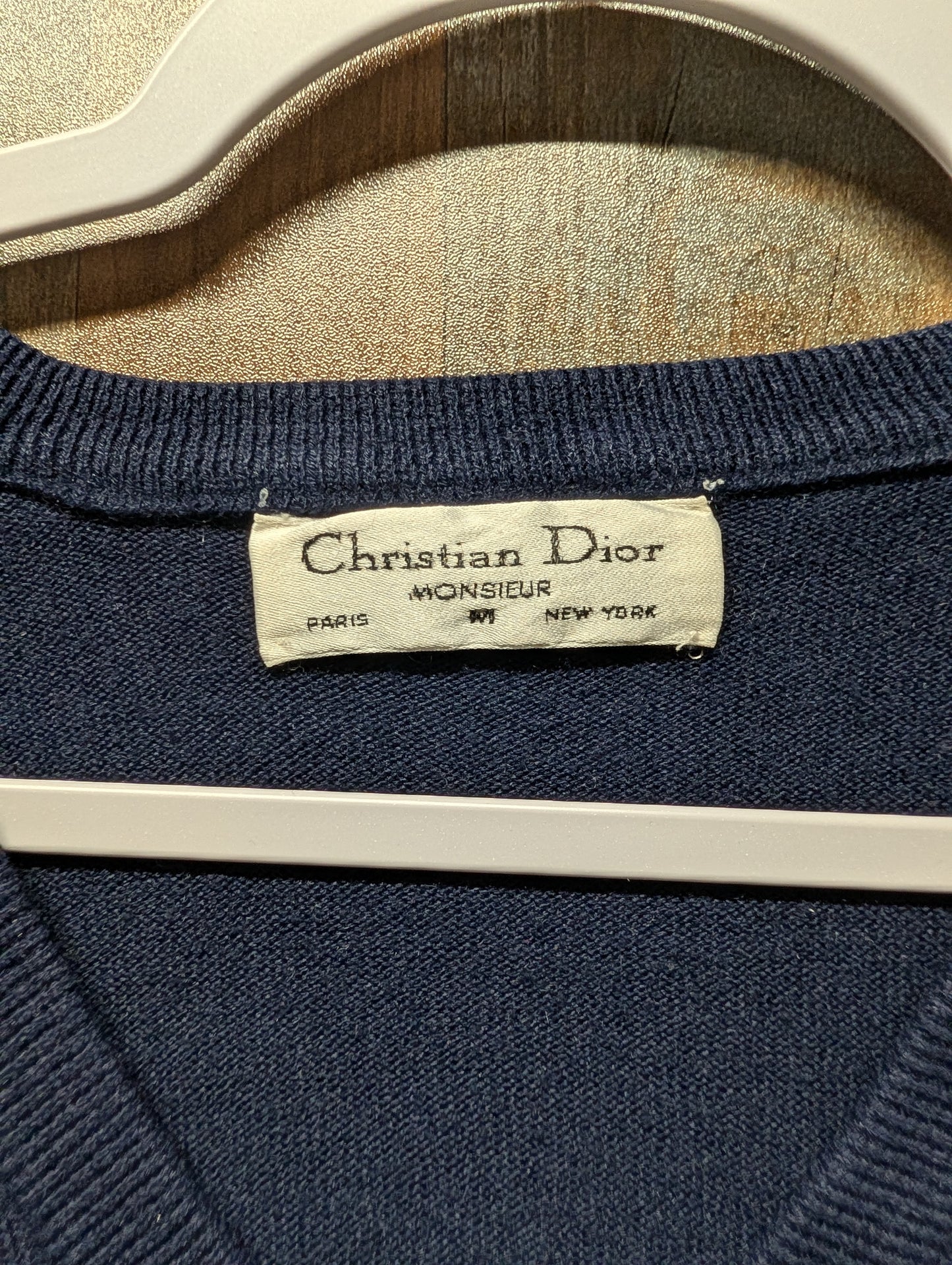 80s Christian Dior Monsieur V-Neck Sweater