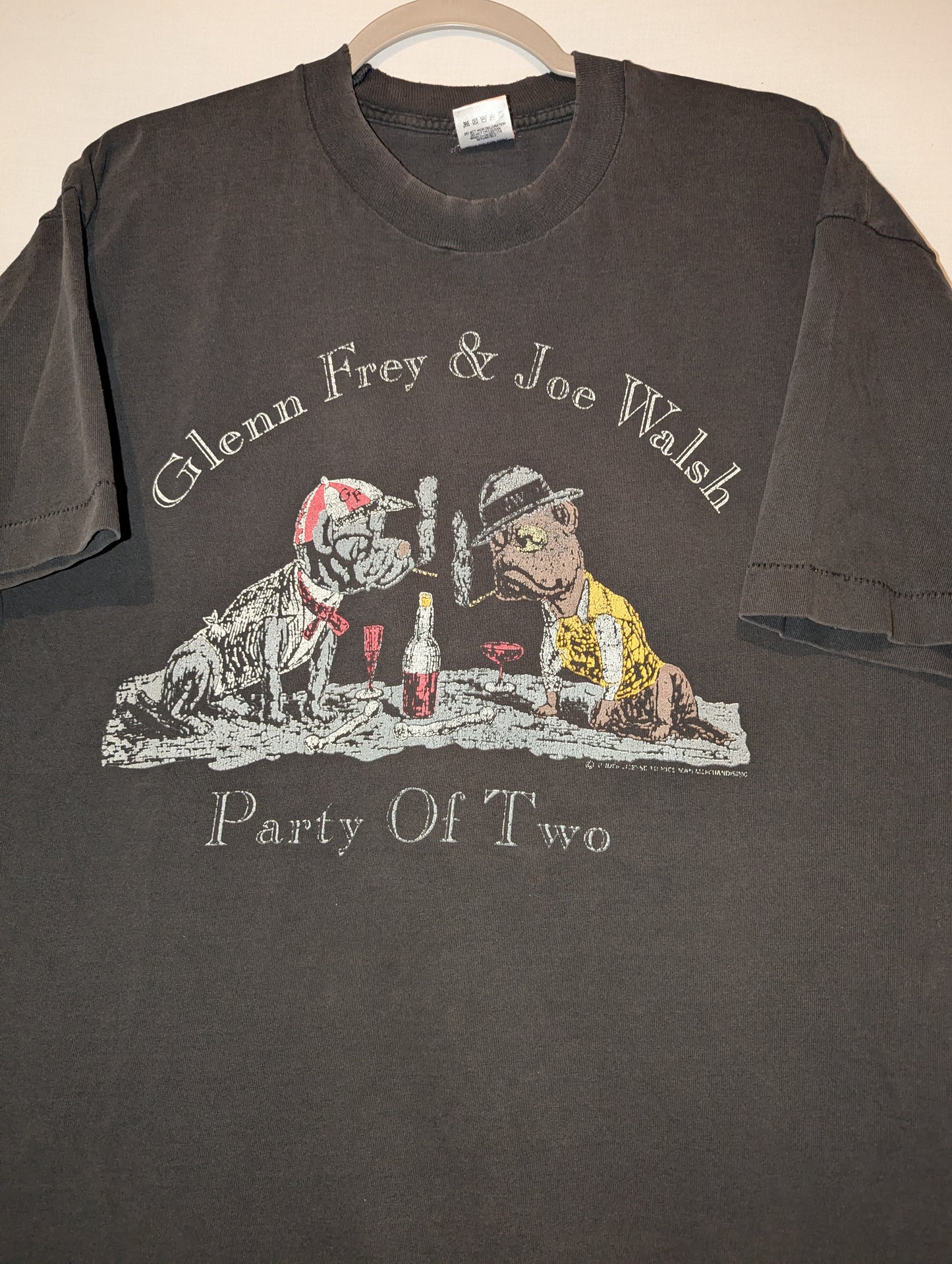 1993 Glenn Frey & Joe Walsh Party of Two Tour t shirt