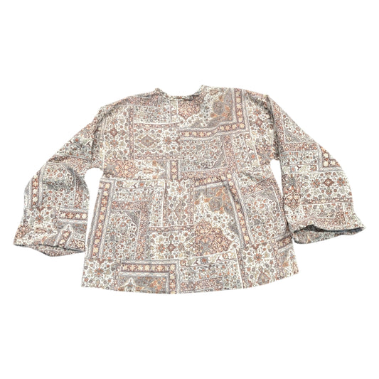 70s/80s Misses Bohemian-Style Peasant Blouse