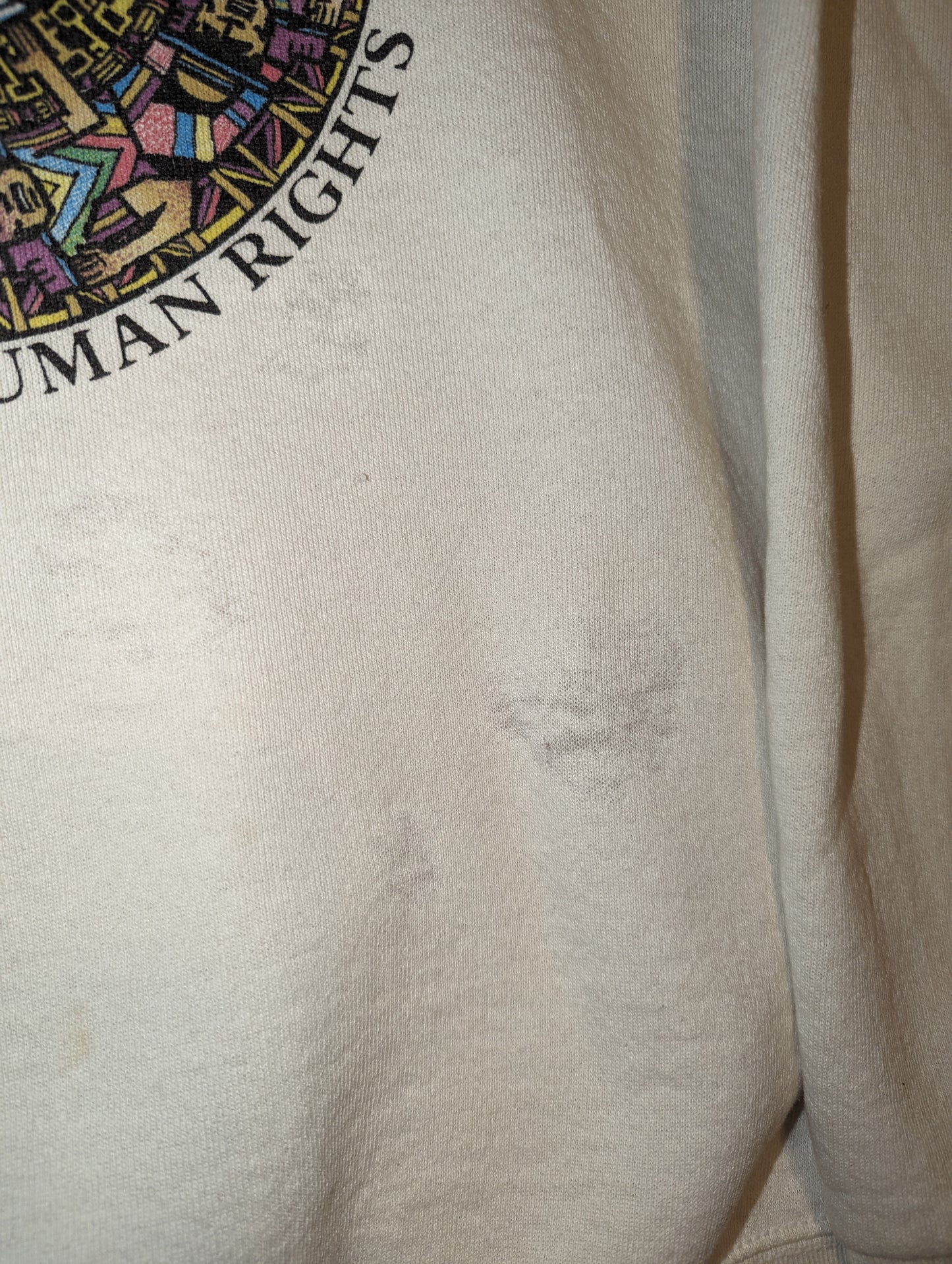 80s / 90s Amnesty International crewneck sweatshirt