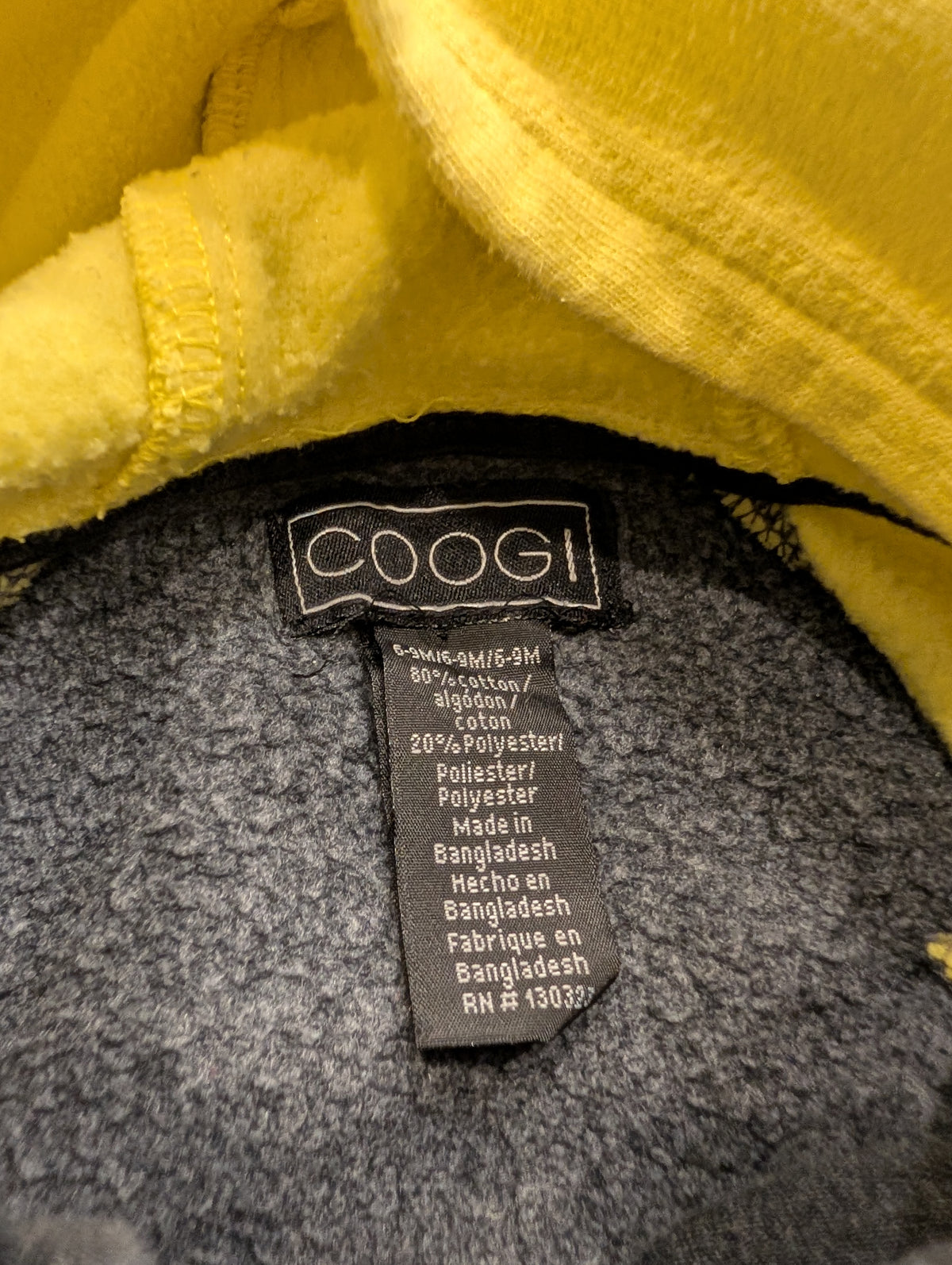 Y2K Youth Coogi Hooded Full Zip Sweatshirt