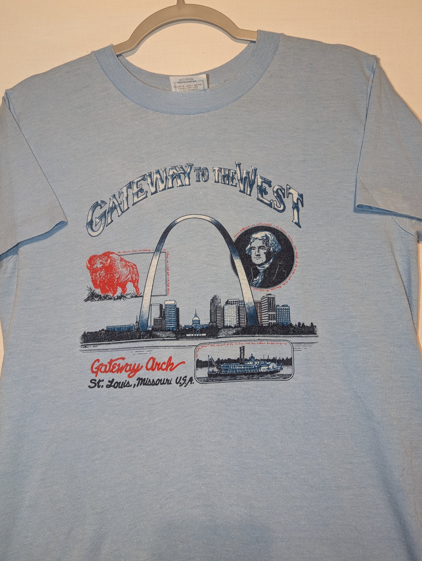 80s Gateway to the West St Louis Missouri t shirt