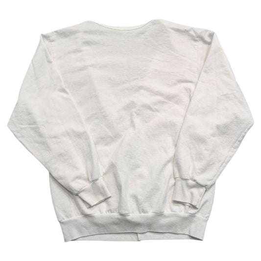 80s Siena University V Neck Cardigan Sweatshirt