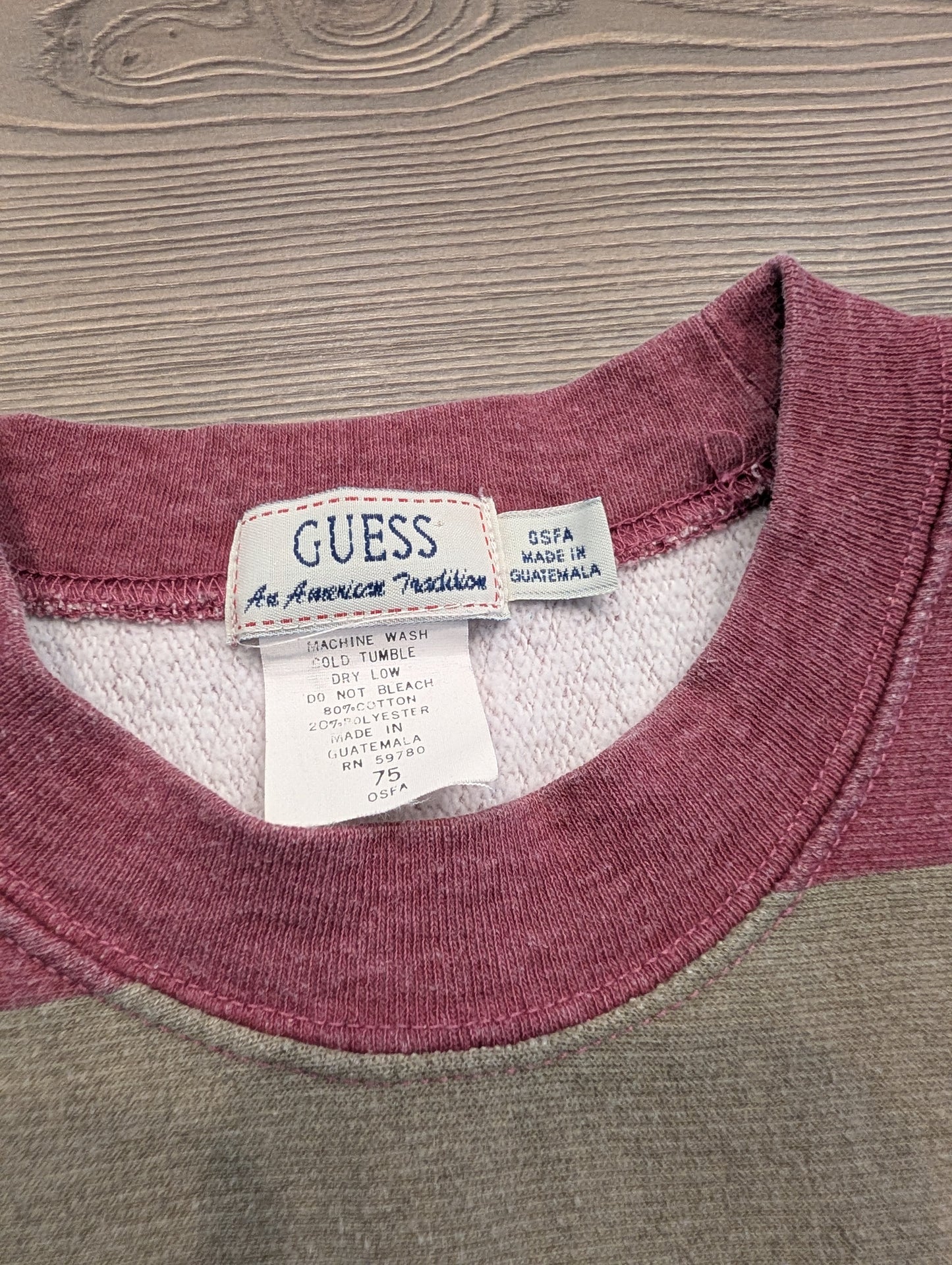 90's Striped Guess Crewneck Sweatshirt