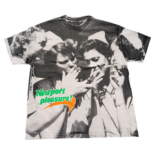 Newport Pleasure Smoking Nurse AOP T shirt